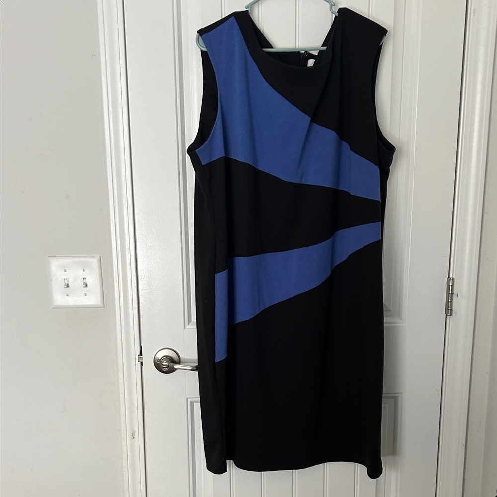 Stylish Black and Blue Women's Dress